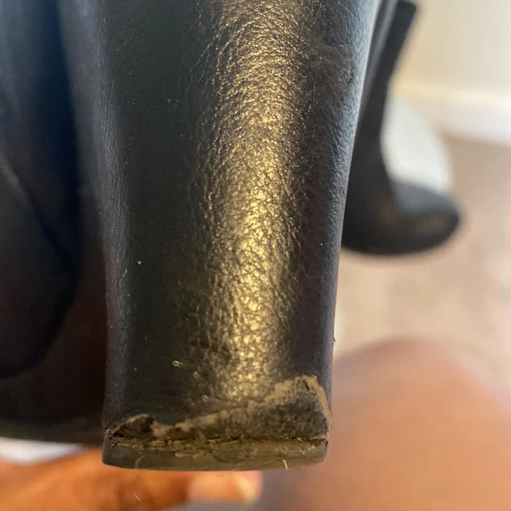 ALDO WOMEN’S DROUILLARD-96 Black Wedge Ankle Boots Size 39B